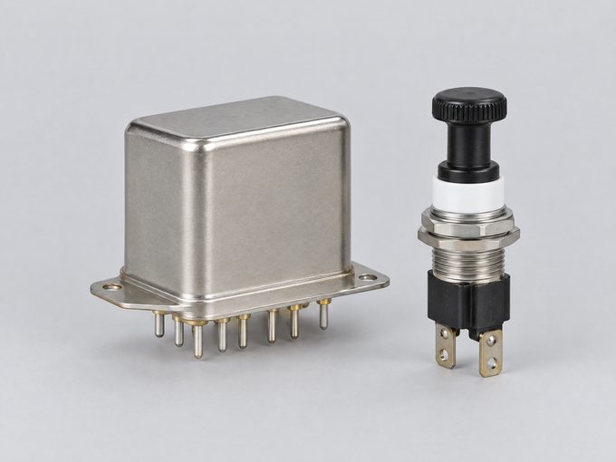 Sealed relay and aircraft circuit breaker